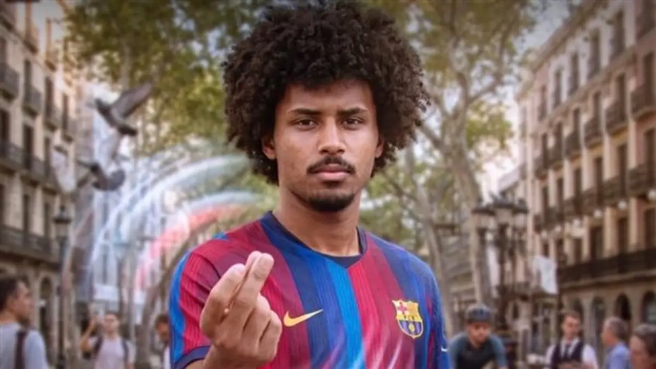 كريم أديمي يصل إلى مقر برشلونة استعدادًا لتقديمه (فيديو)