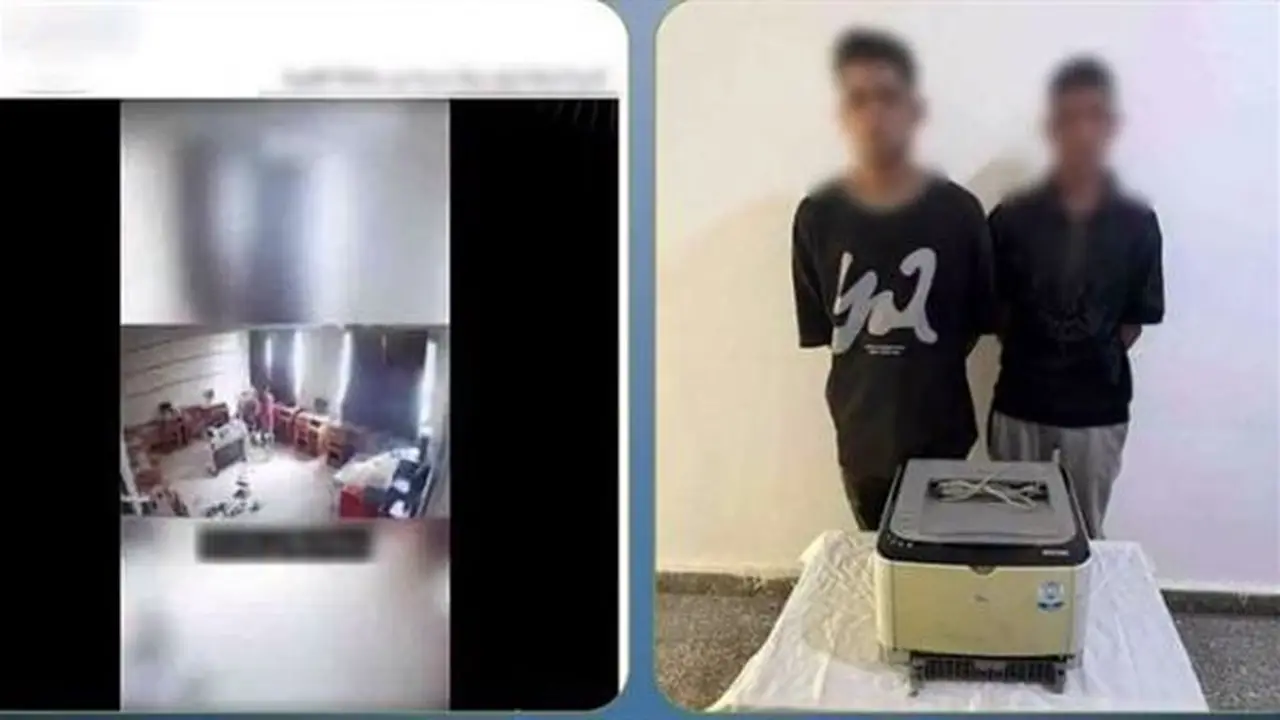 ضبط لصين تسلقا سور مدرسة بالقليوبية وسرقا ماكينة طباعة (فيديو)