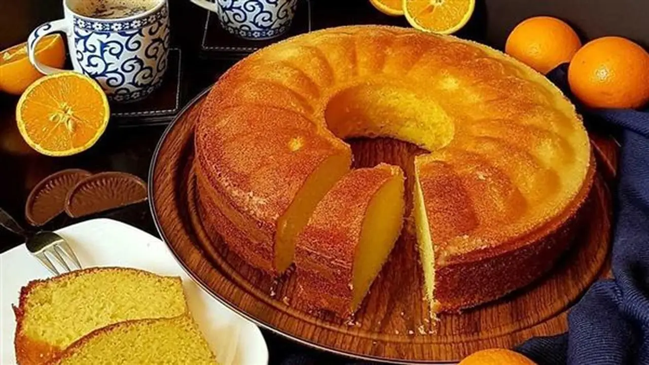 طريقة عمل كيكة البرتقال الهشة بنكهة منعشة ورائحة جذابة