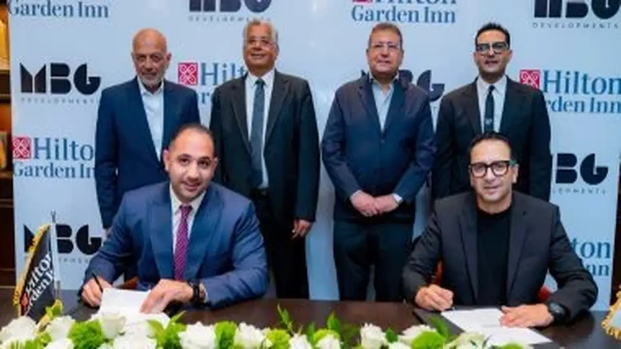 MBG DEVELOPMENTS توقع شراكة مع هيلتون العالمية لافتتاح فندق Hilton Garden Inn في رأس البر