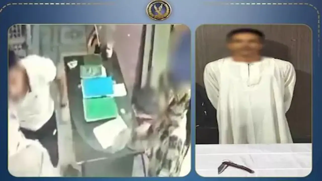 شقيق يعتدي على شقيقته بسلاح أبيض داخل محلها بالعاشر من رمضان
