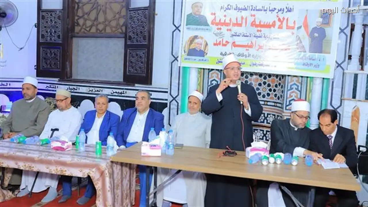 مديرية أوقاف الشرقية تحتفل بالذكرى الثالثة عشرة لثورة 30 يونيو في مشتول السوق