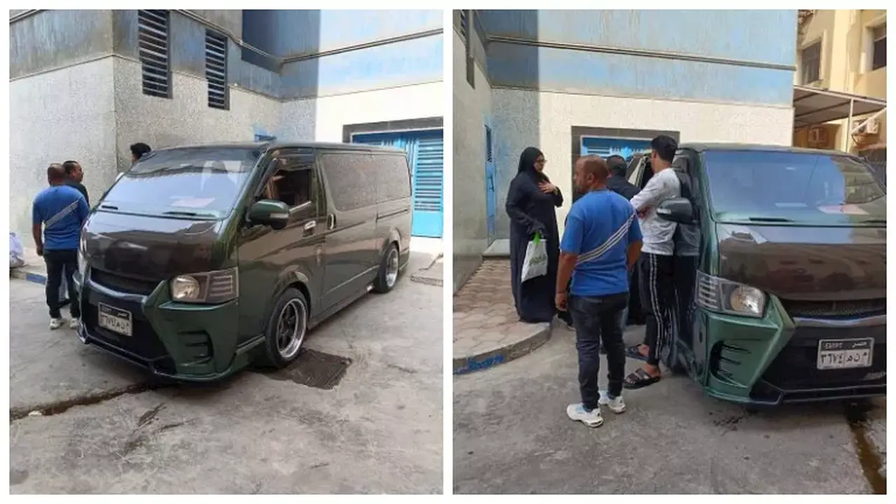 لحظات مؤلمة.. شقيقة ضحية حادث بيارة السادات تنهار أمام المشرحة