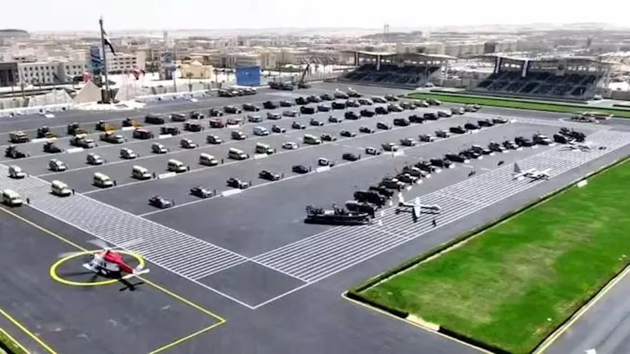 استعراض القدرات الجوية للإنقاذ والإخلاء الطبي أمام الرئيس السيسي