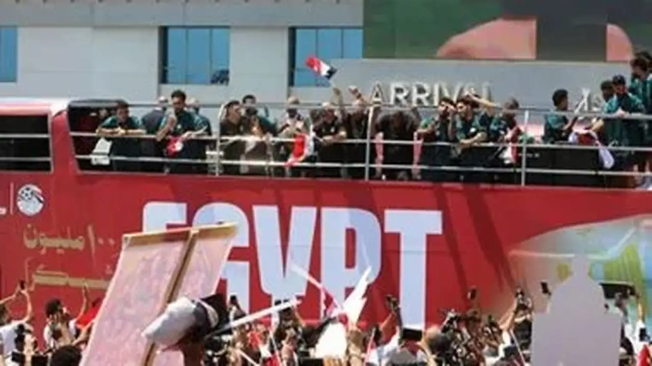 استقبال جماهيري حاشد لبعثة منتخب مصر بعد إنجاز تاريخي في كأس العالم 2026