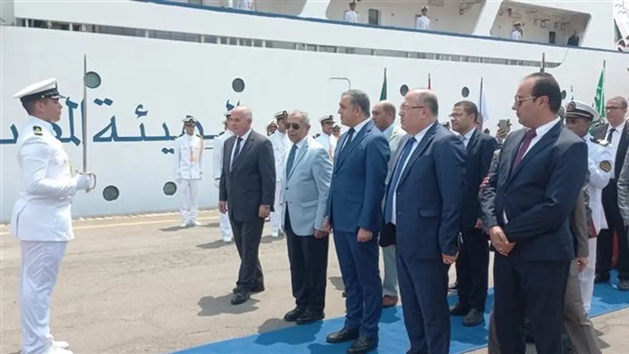 استقبال رسمي للسفينة عايدة 4 في أول زيارة لها للجزائر