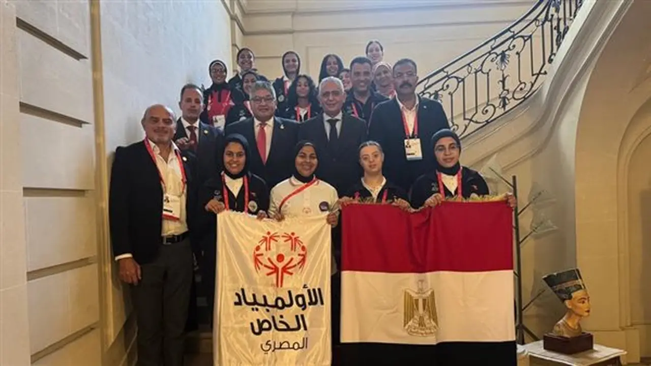 استقبال رسمي لبعثة الأولمبياد الخاص المصري في سفارة مصر بباريس
