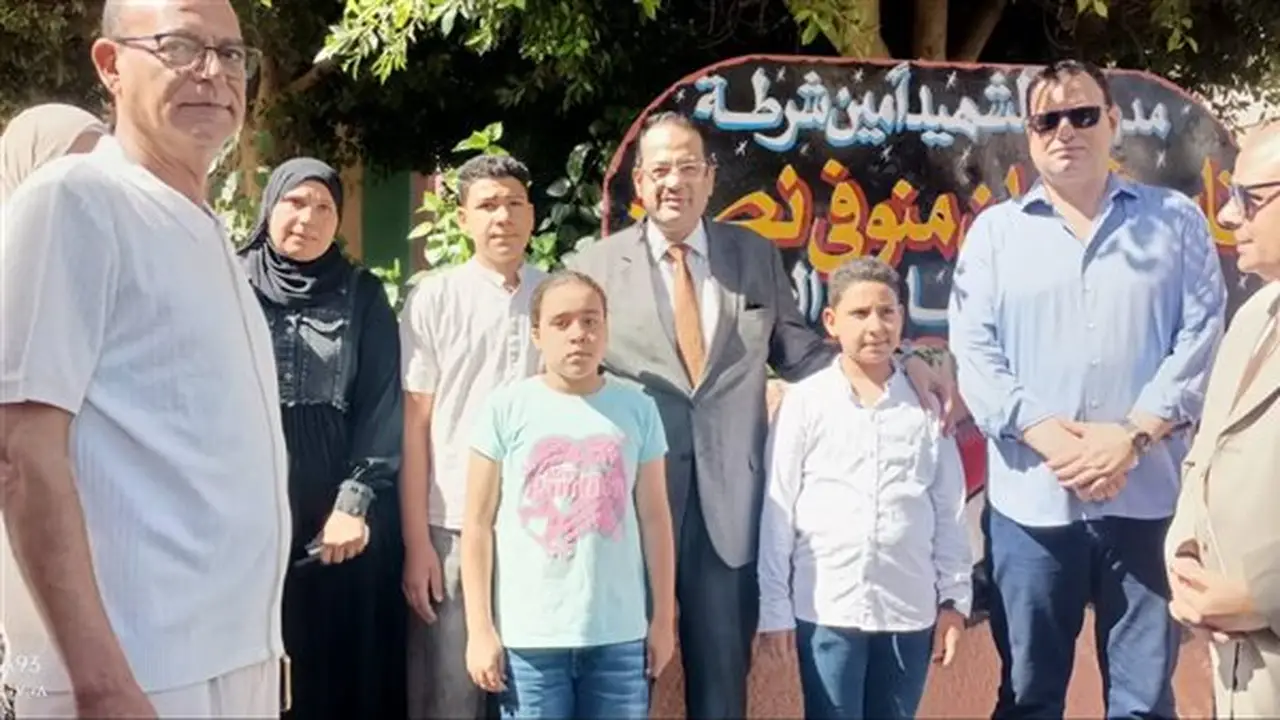 تخليد ذكرى الشهيد تامر شعبان بإطلاق اسمه على مدرسة دفرة الإبتدائية بالغربية