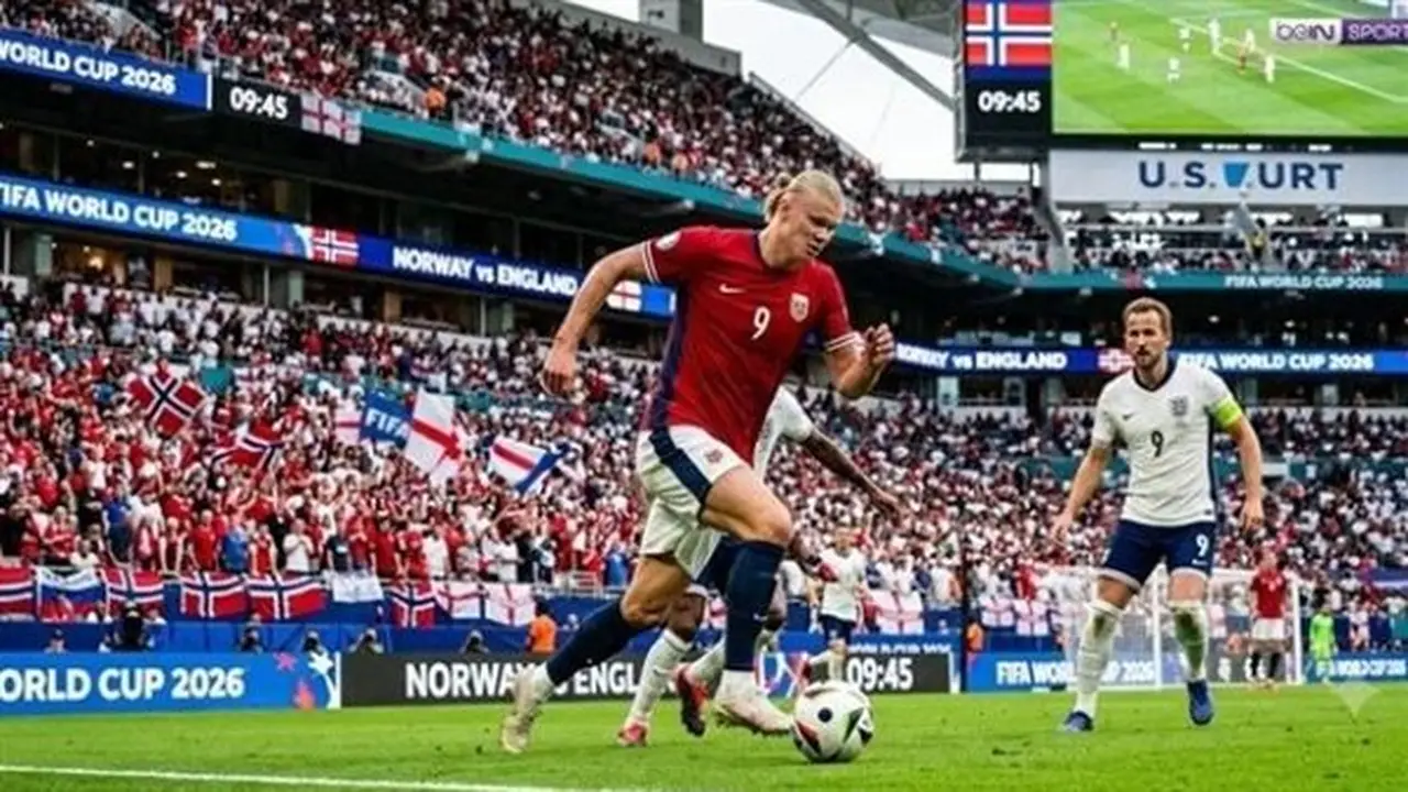 البث المباشر لمباراة إنجلترا والنرويج في كأس العالم 2026 HD دون تقطيع