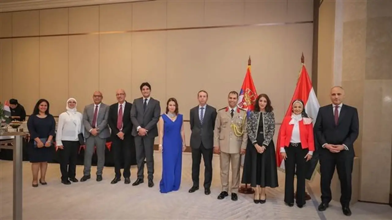 السفارة المصرية في بلجراد تحتفل بالعيد الوطني بحضور رسمي رفيع المستوى