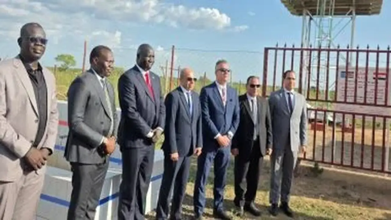 افتتاح محطة مياه جوفية في جنوب السودان بحضور السفير المصري