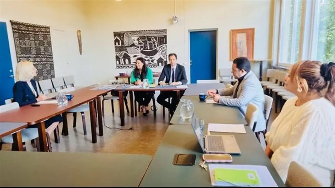 السفيرة المصرية نجلاء نجيب تزور معهد نورديك أفريقيا بأوبسالا