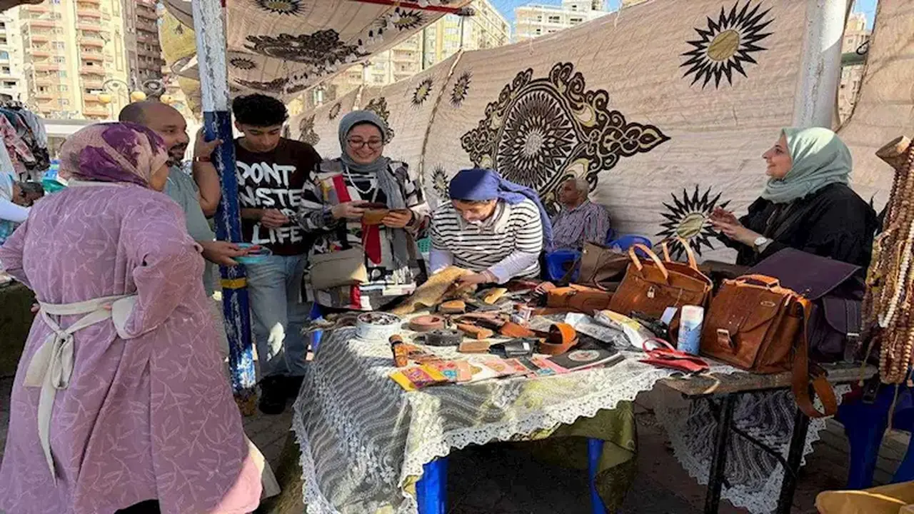 مديرية الشباب والرياضة بالبحيرة تنظم المعرض الخامس للمنتجات الحرفية في دمنهور