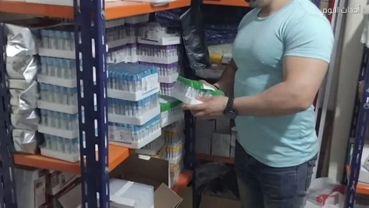 الغربية: ضبط 23 ألف عبوة مستلزمات طبية منتهية الصلاحية ومجهولة المصدر