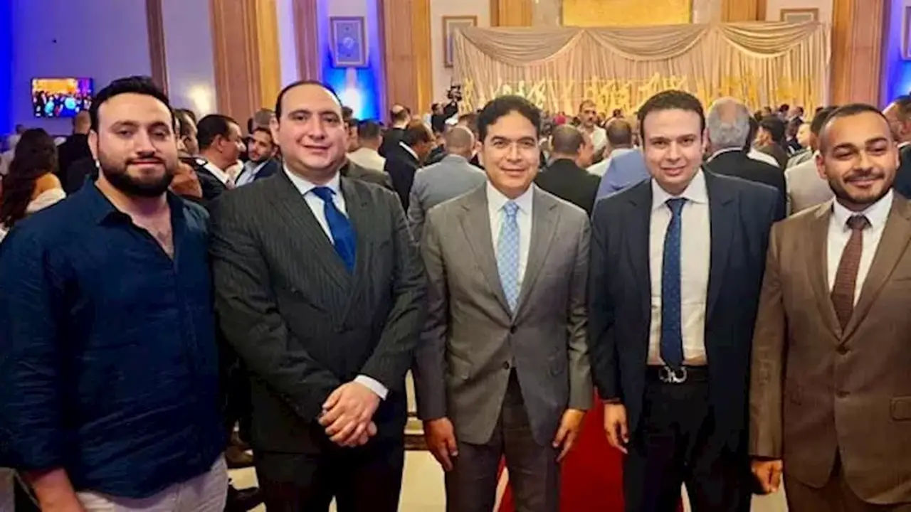 عقد قران كريمة زعيم الأغلبية بمجلس النواب بحضور رئيس البرلمان في مسجد الفتاح العليم