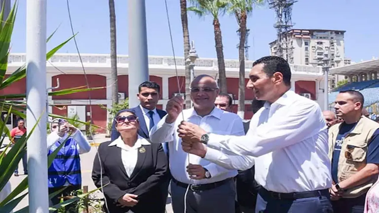 انطلاق فعاليات اليوم الرياضي العربي بحضور وزير الشباب في استاد الإسكندرية – صور