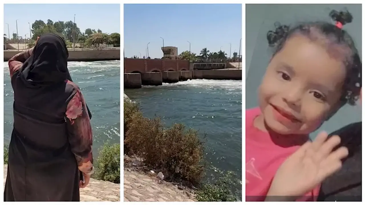 انتشال جثمان الطفلة كارما بعد 28 ساعة من البحث في القناطر الخيرية