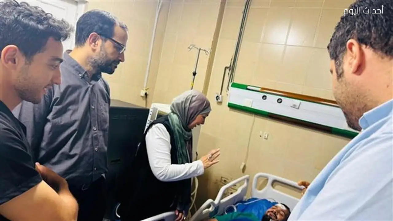 خروج وكيل مستشفى طامية بعد تماثله للشفاء واستكمال العلاج في المنزل