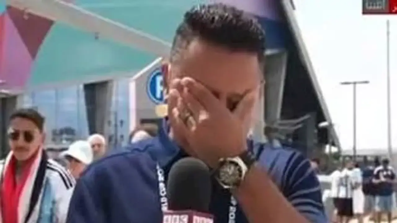 دموع مراسل “بي بي سي” على الهواء بعد خروج مصر من كأس العالم 2026.. فيديو مؤثر
