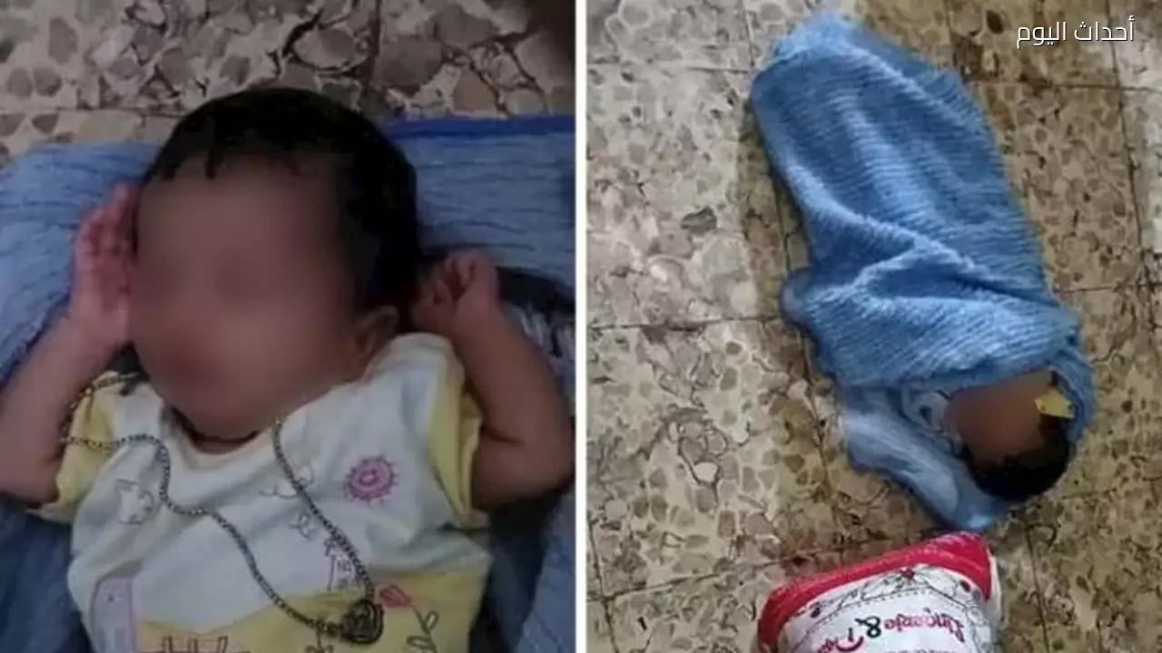 القبض على سيدة ألقت رضيعتها أمام منزل في المنوفية
