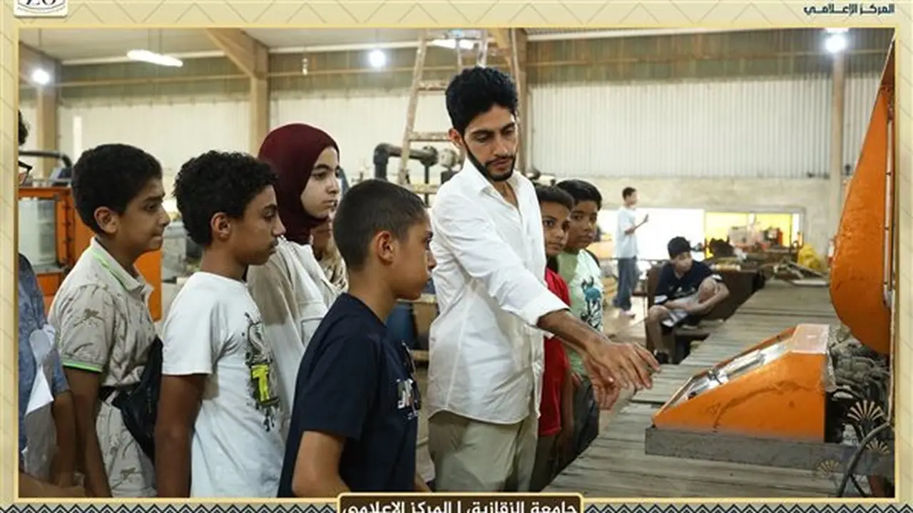 أطفال جامعة الزقازيق يخطون خطواتهم الأولى نحو الابتكار في معامل الهندسة