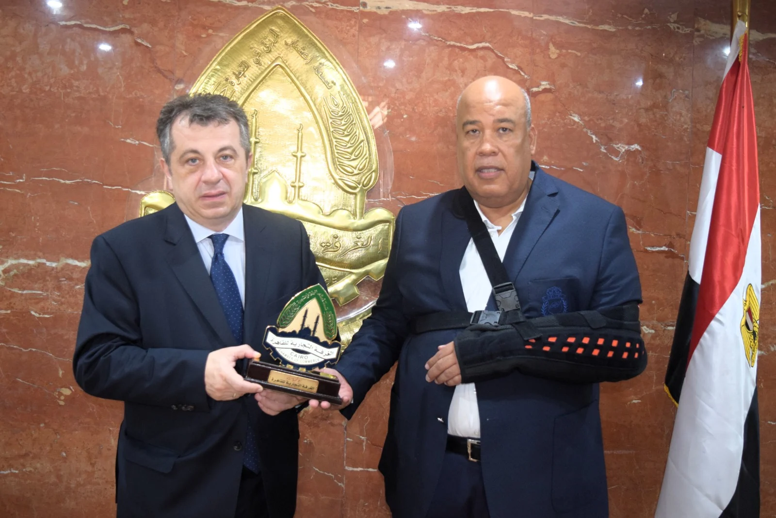 رئيس غرفة القاهرة وسفير ارمينيا رئيس غرفة القاهرة وسفير ارمينيا