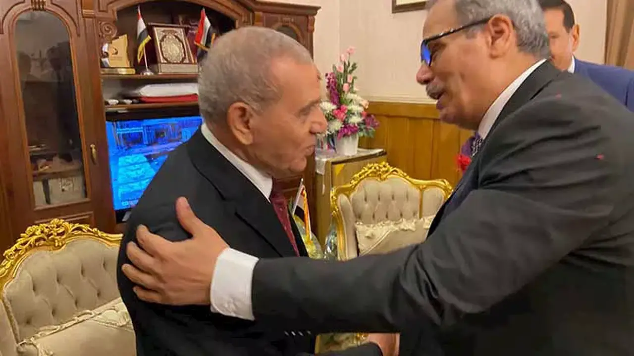 تهنئة رئيس مجلس القضاء الأعلى لرئيس استئناف القاهرة بمناسبة توليه منصبه الجديد | صور