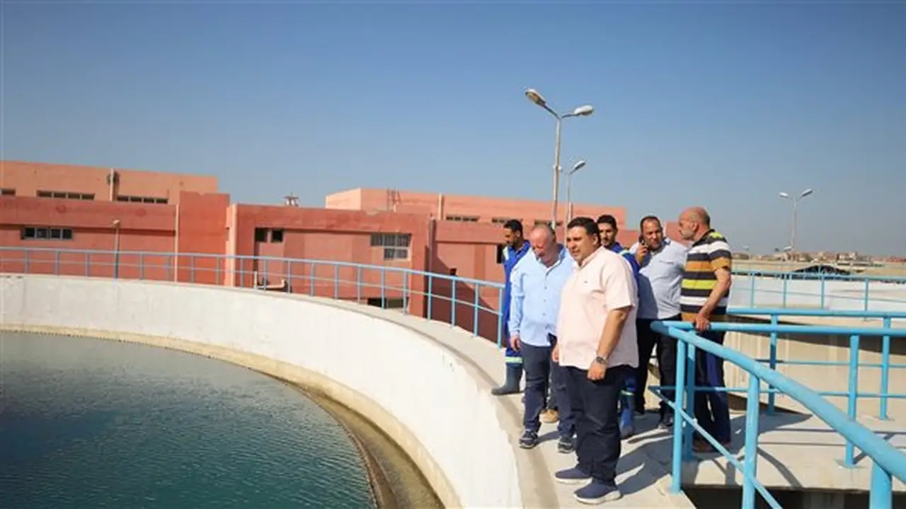 رئيس مياه البحيرة يتفقد محطة أبوحمص الجديدة ويشيد بكفاءة التشغيل
