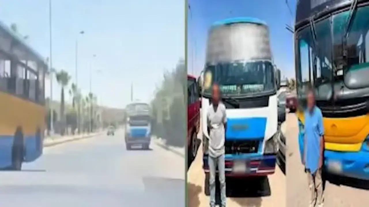 ضبط سائقي أتوبيسين في القاهرة بعد قيادتهما عكس الاتجاه