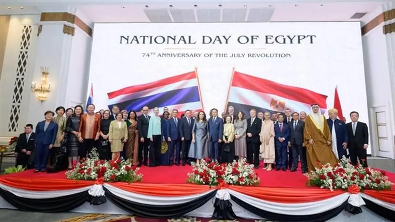 سفارة مصر في بانكوك تحتفل بالعيد الوطني وتعزز الشراكة مع تايلاند