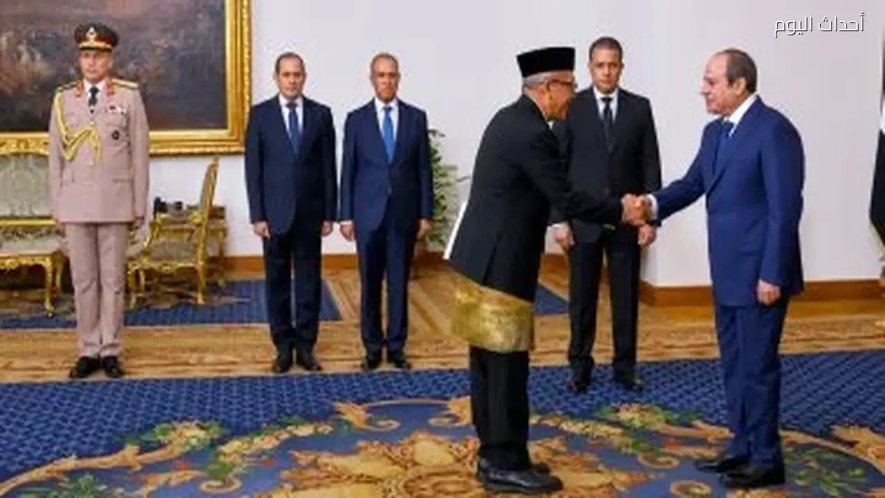 سفير إندونيسيا يقدم أوراق اعتماده للرئيس السيسي ويؤكد التزام بلاده بتعزيز العلاقات الثنائية