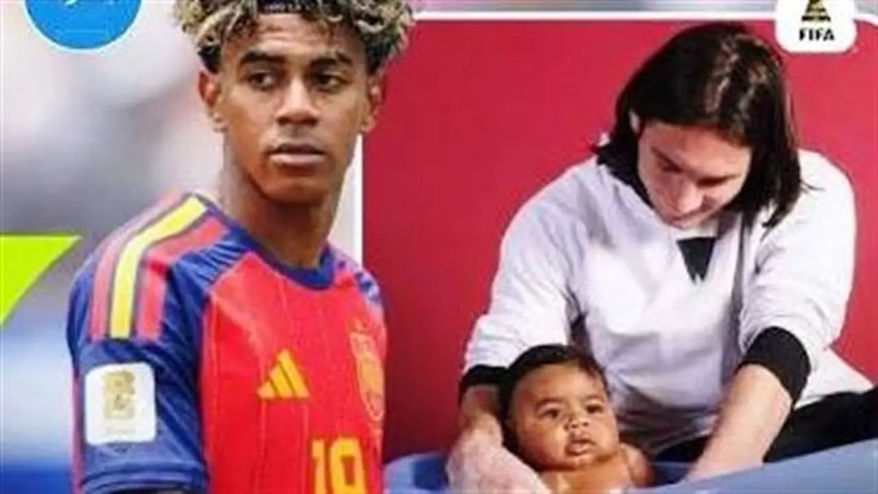 من أحضان ميسي إلى نهائي المونديال.. والد لامين يامال يثير الذكريات بصورة تاريخية