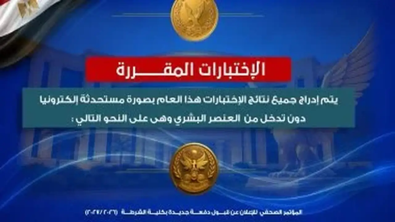 شروط ورابط التقديم في كلية الشرطة للعام الدراسي الجديد واختبارات القبول