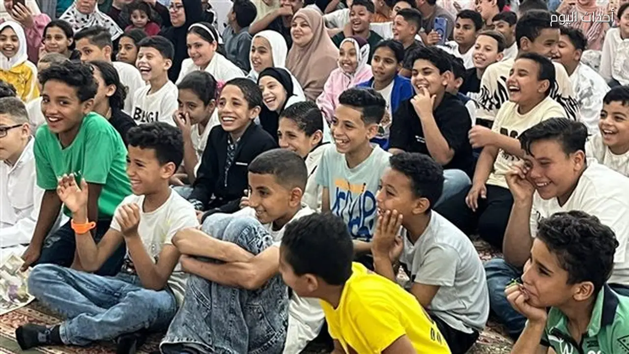 إقبال كبير على اللقاء التثقيفي للأطفال في المسجد الأحمدي بطنطا ضمن برنامج «صيفنا بهجة»