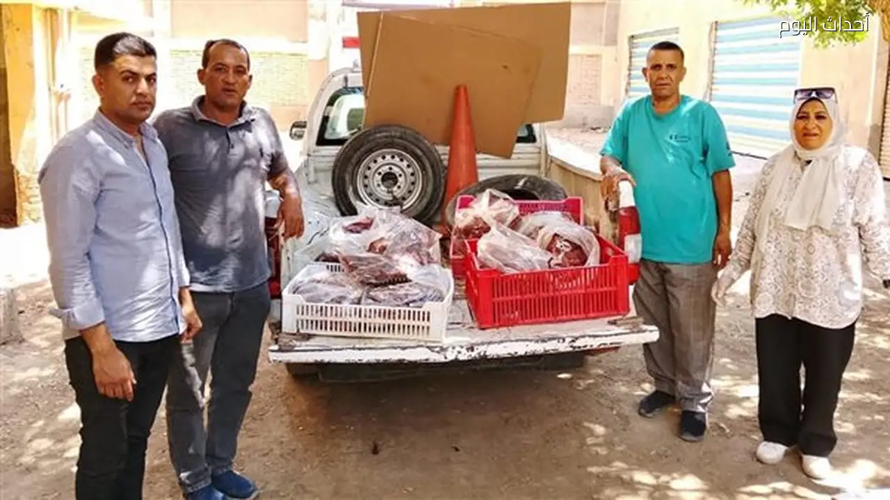 ضبط 122 كيلو من اللحوم والكبدة غير الصالحة للاستهلاك في الفيوم