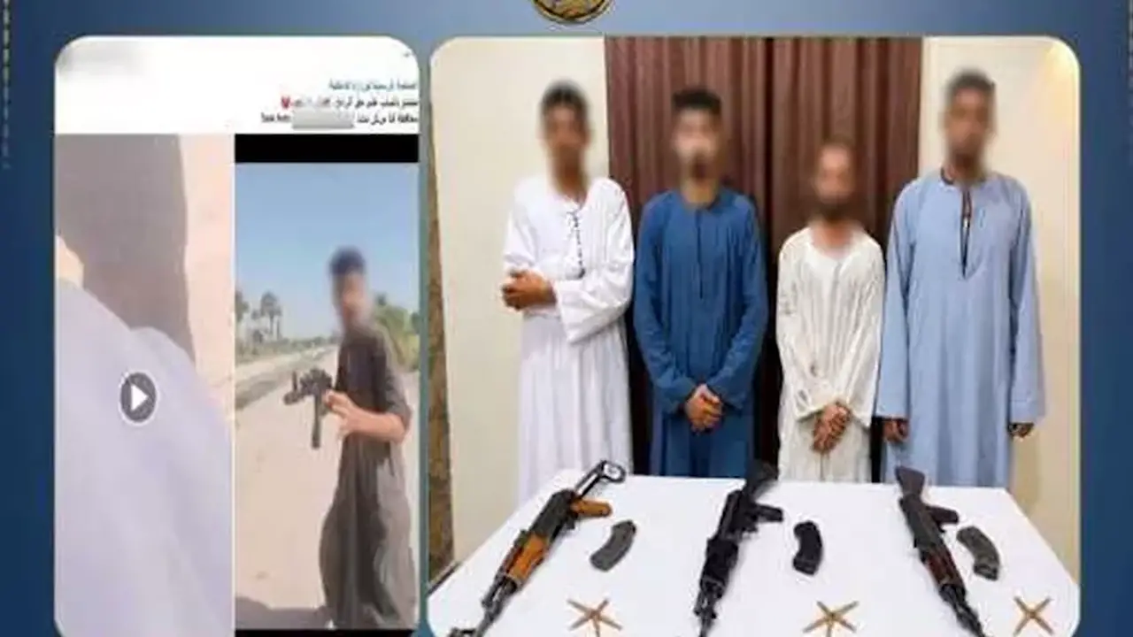 القبض على 3 متهمين بحوزتهم 3 بنادق آلية بعد مشاجرة وإصابة عامل في قنا