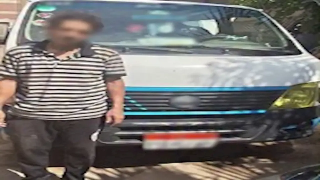 ضبط سائق ميكروباص اعتدى على الركاب في الدقهلية بعد تداول فيديو له