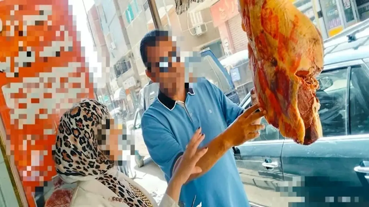 ضبط سلخانة غير مرخصة في المنوفية والتحفظ على 200 كيلو من اللحوم الفاسدة – صور