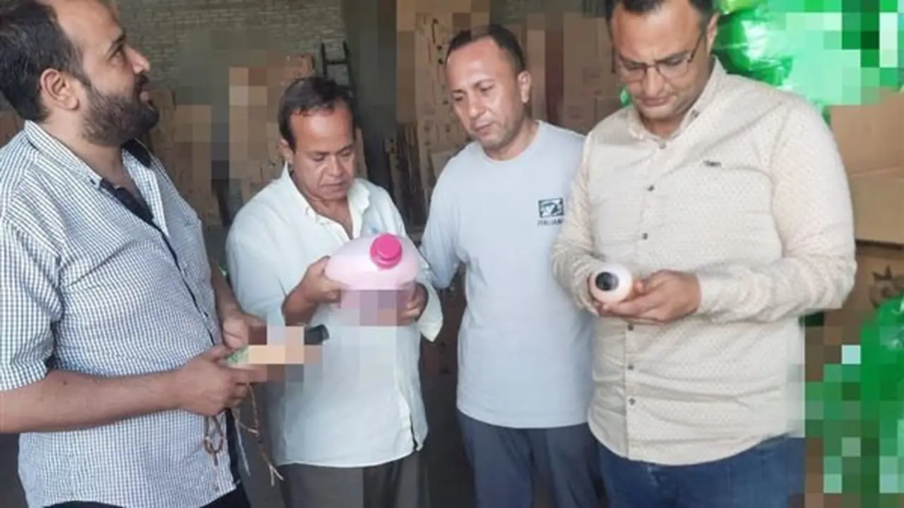ضبط 16 ألف عبوة منظفات مجهولة المصدر في البحيرة