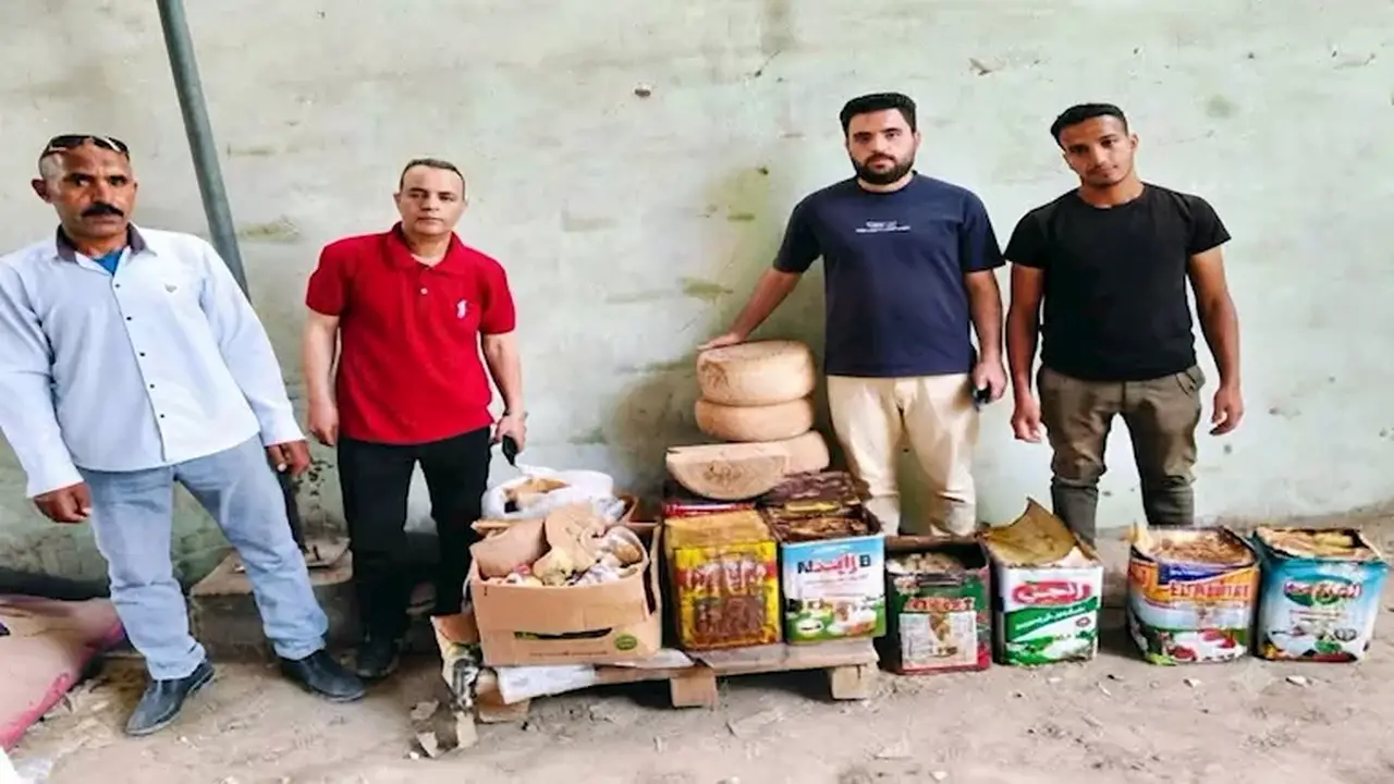 ضبط مصنع لإنتاج خثرة جبن الموزاريلا غير صالحة للاستهلاك في جنوب بني سويف – صور