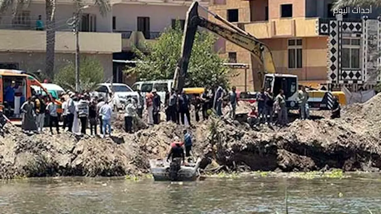 غرق سائق كراكة إثر انقلابها أثناء أعمال تطهير ترعة الإسماعيلية