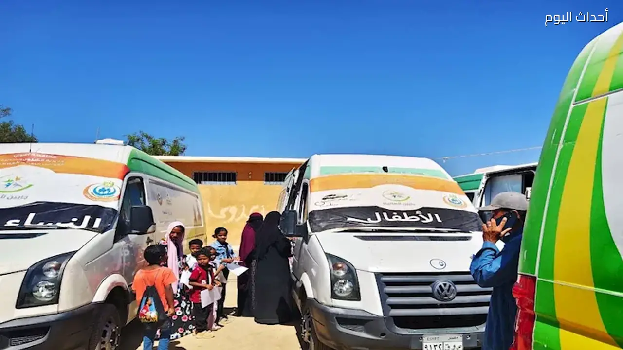 قافلة طبية مجانية تكشف على 1086 مواطنًا في وادي العرب بأسوان