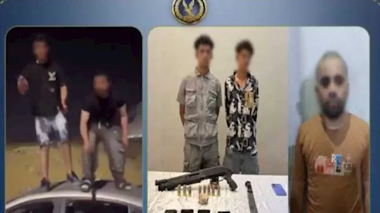 الداخلية تكشف ملابسات فيديو التلويح بالأسلحة في العبور وتضبط المتهمين