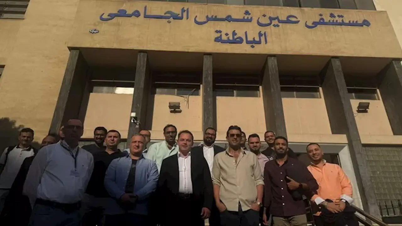 وحدة السكتة الدماغية بمستشفيات جامعة عين شمس تستقبل وفدًا من أطباء أوروبيين لأول مرة