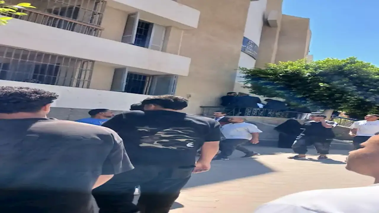 مشاهد من محاكمة طفلي حدائق الأهرام في قضية دهس بائعة الشاي