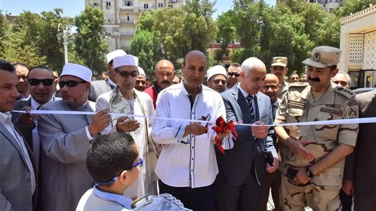 افتتاح مسجد جامعة الأزهر بأسيوط بحضور محافظ أسيوط ونائب رئيس الجامعة