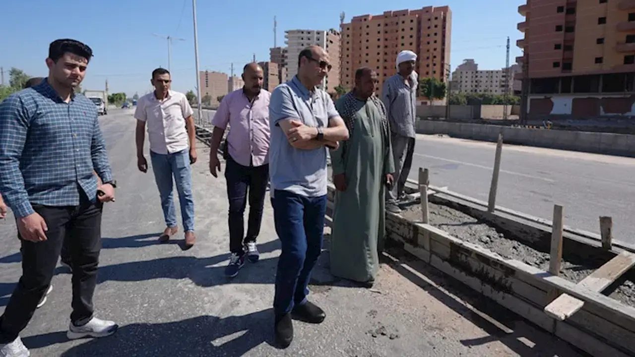محافظ أسيوط يتفقد أعمال تطوير الجزيرة الوسطى بالطريق الدائري – صور