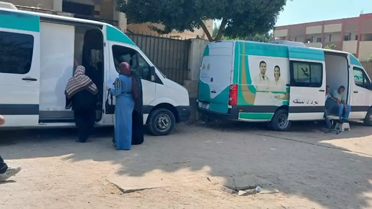 محافظ الجيزة يتابع تنفيذ قافلة طبية مجانية لخدمة أهالي منشأة القناطر
