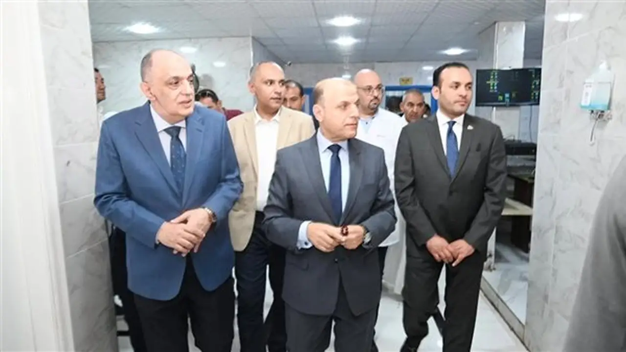 محافظ الغربية يتفقد مستشفى سامول المركزي ويطلق تطوير القسم الداخلي