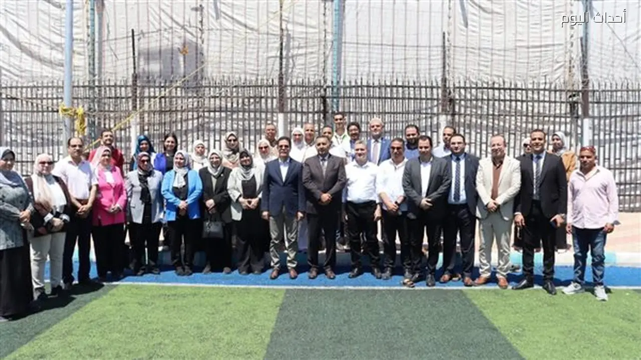 محافظ القليوبية ورئيس جامعة بنها يطلقان القافلة التنموية الشاملة في قرية طحلة